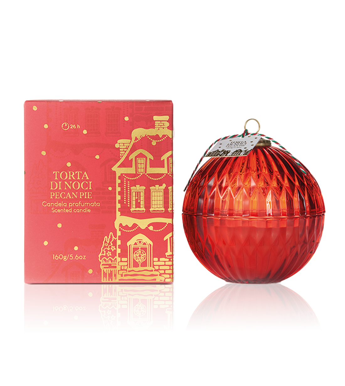 Candela Natalizia "Torta di Noci"