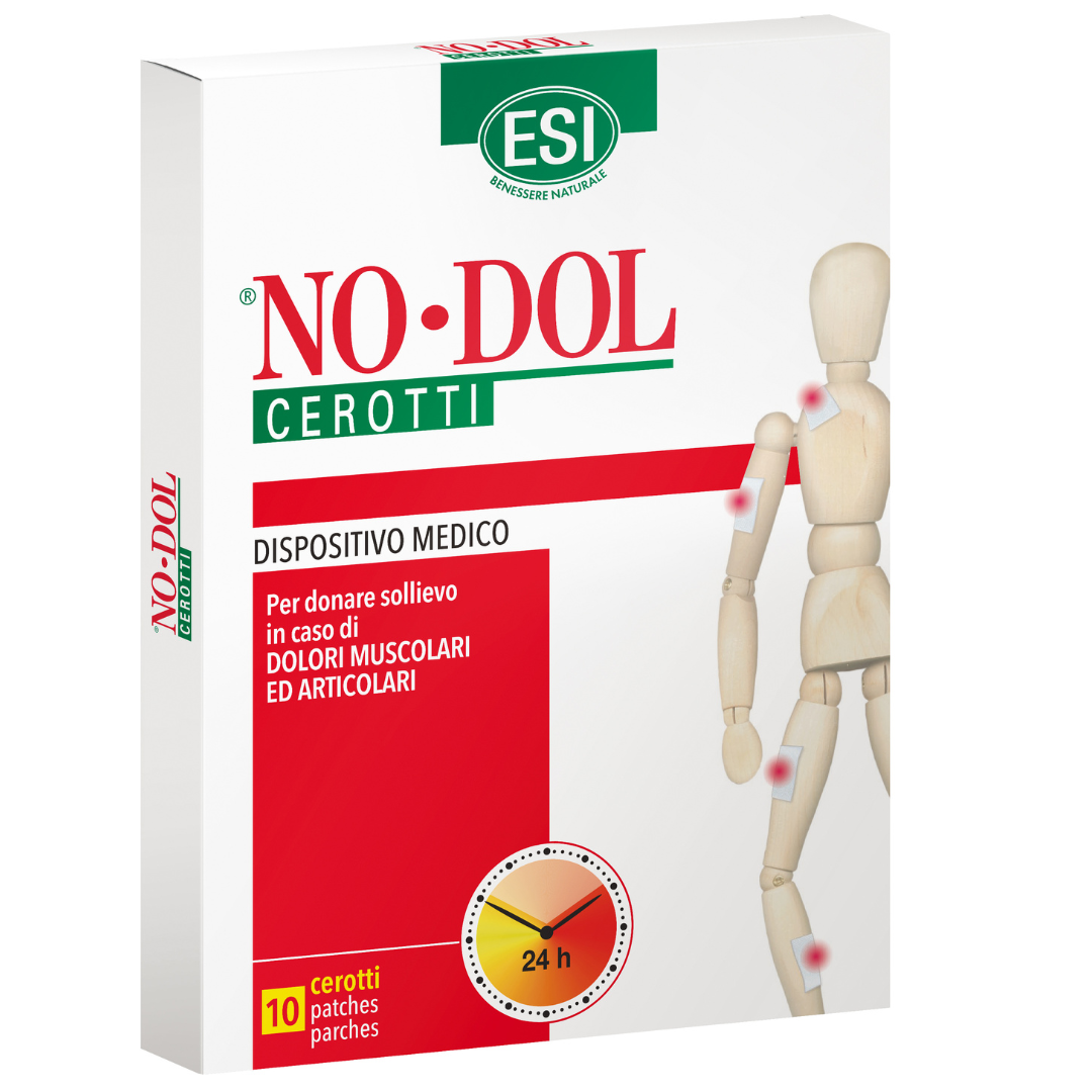 No dol 10 cerotti per dolori muscolari ed articolari