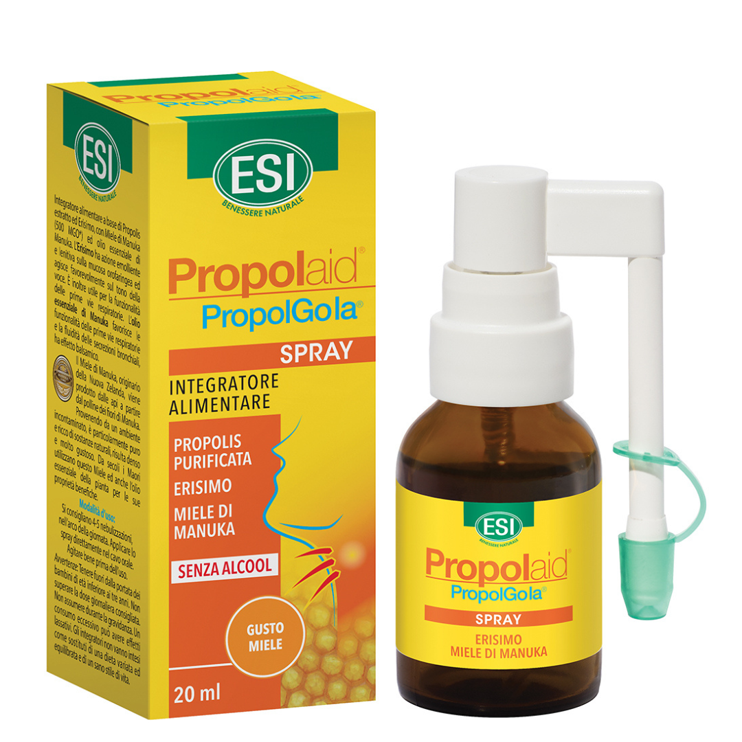 Spray per la gola a base di Propoli