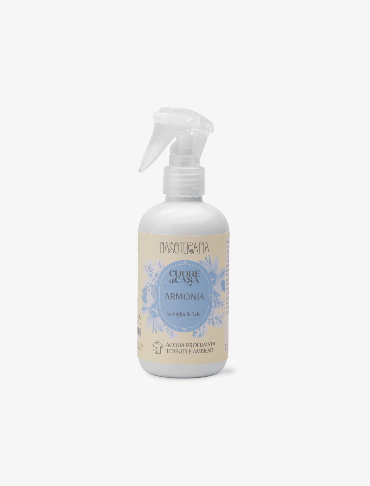 Nasoterapia Cuore di Casa Armonia - Acqua profumata Vaniglia e Sale 250 ml