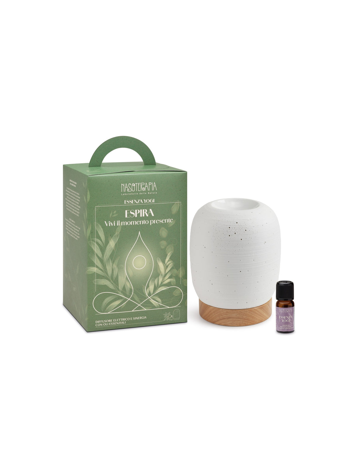 Nasoterapia Espira - Kit diffusore elettrico Astra e sinergia Essenza Yogi 5 ml