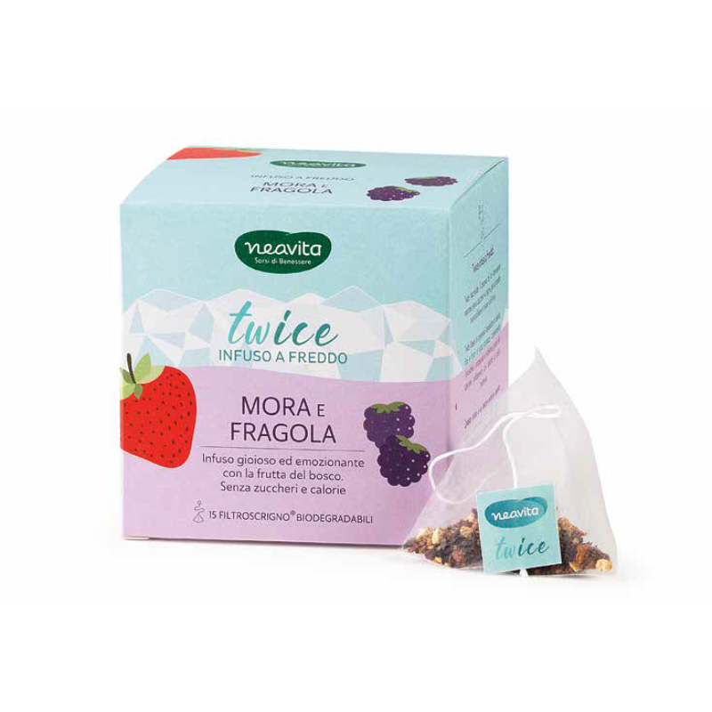 Twice Mora & Fragola Infuso a freddo in filtroscrigno