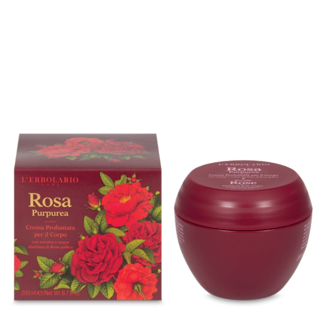 Crema Profumata per il Corpo Rosa Purpurea - Herbae et Semina Erboristeria