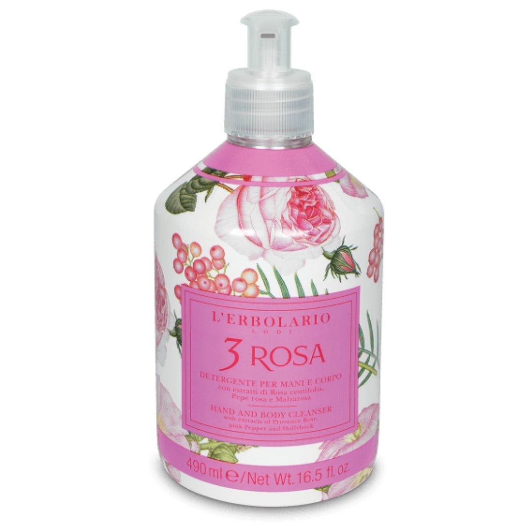 Detergente Mani e Corpo 3 Rosa - Herbae et Semina Erboristeria