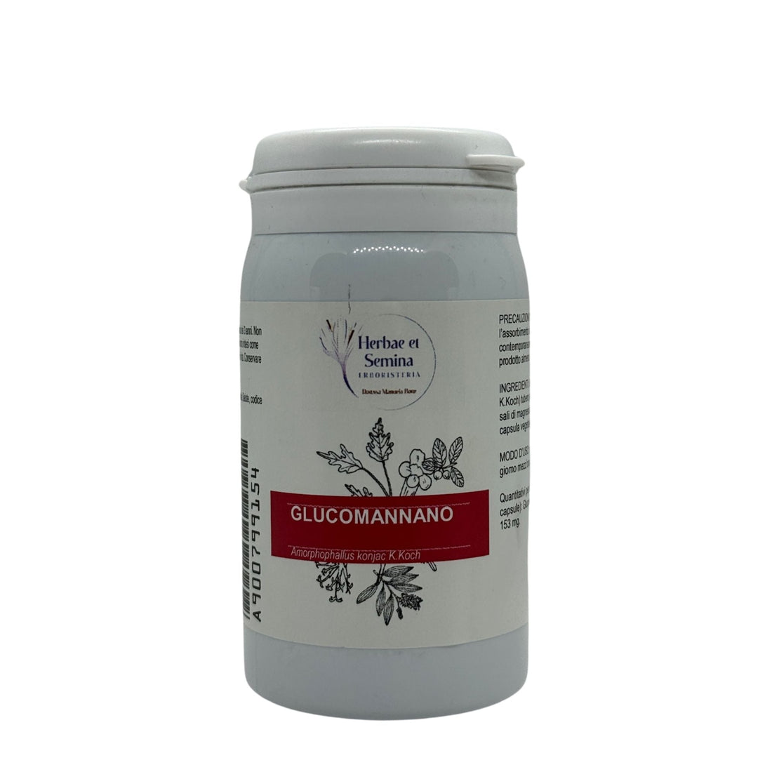 Glucomannano 60 Capsule - Herbae et Semina Erboristeria