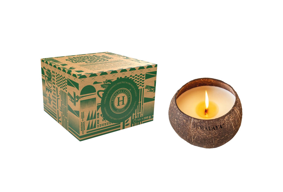 Himalaya Candle - Cocco e Lemongrass - Herbae et Semina Erboristeria