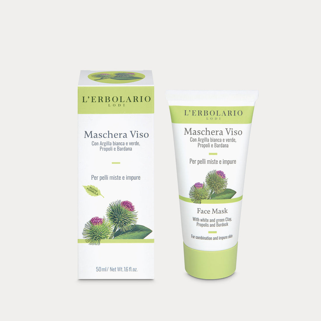 Maschera Viso per Pelli Miste e Impure