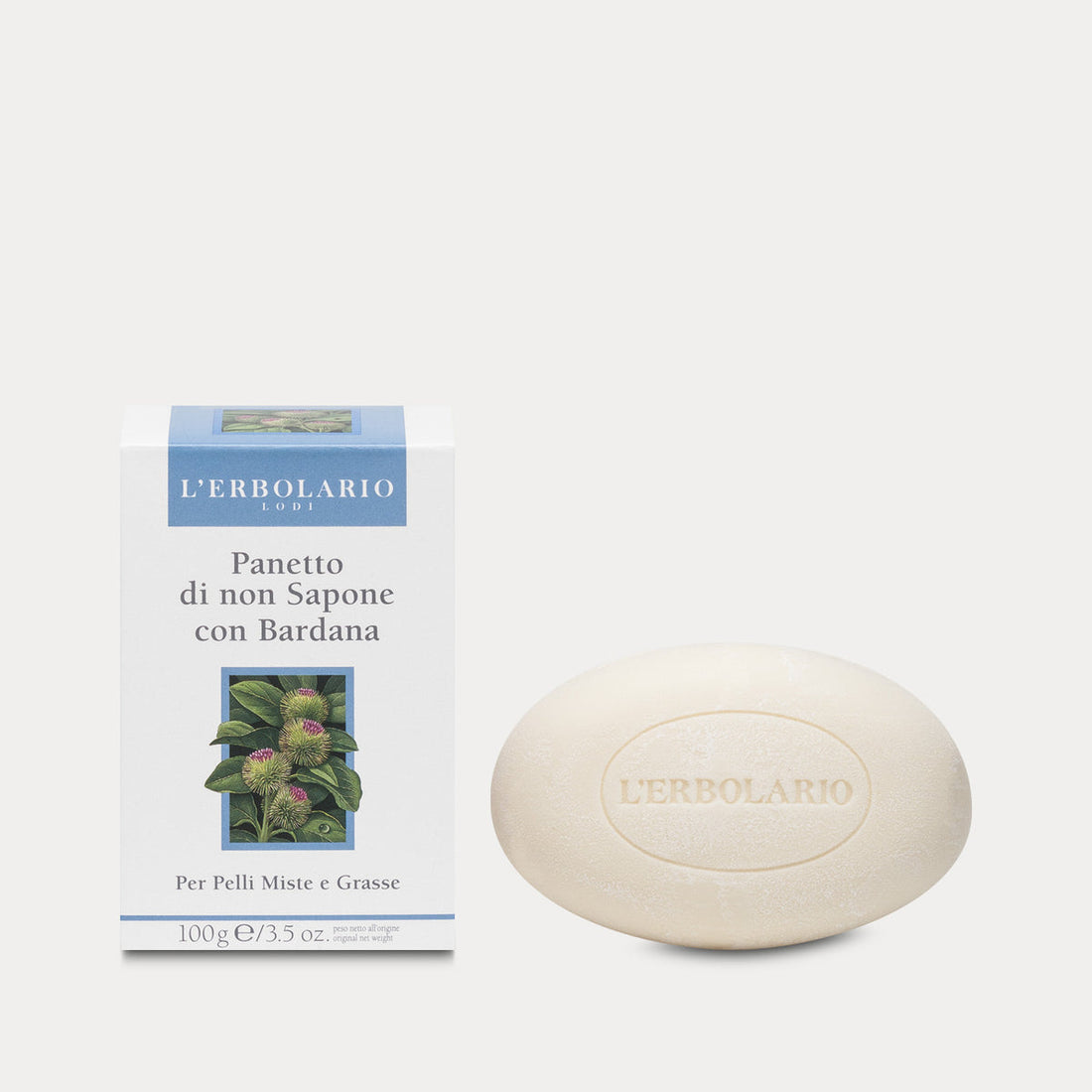 Panetto d non sapone con bardana