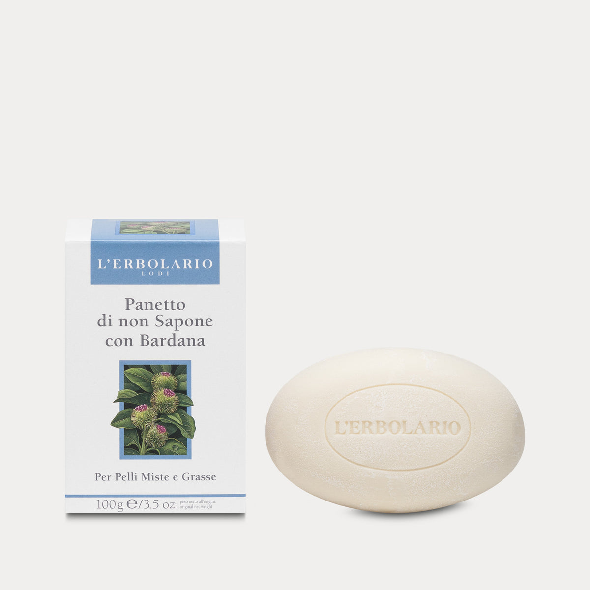 Panetto d non sapone con bardana
