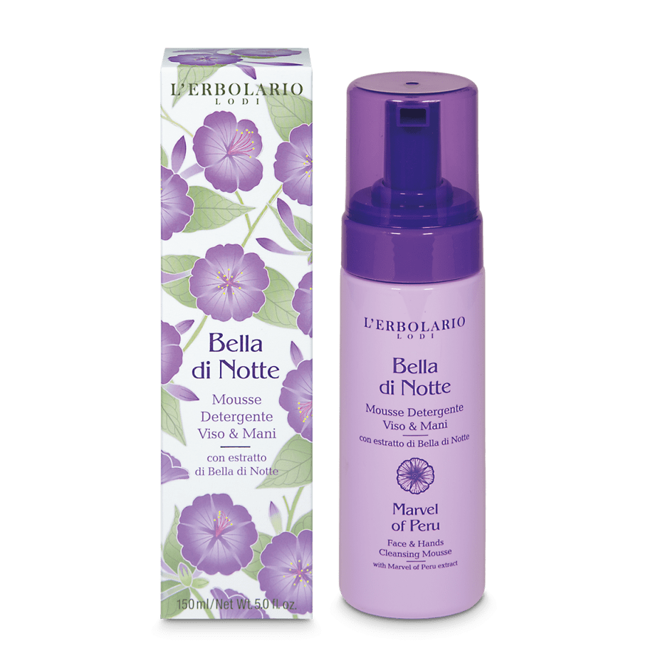 Mousse Detergente Viso &amp; Mani Bella di Notte