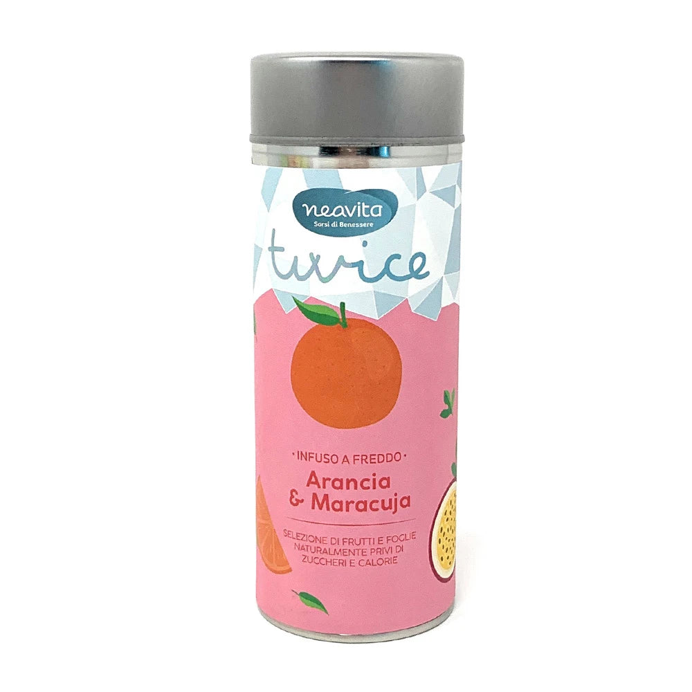 Twice Arancia &amp; Maracuja Infuso a freddo in latta