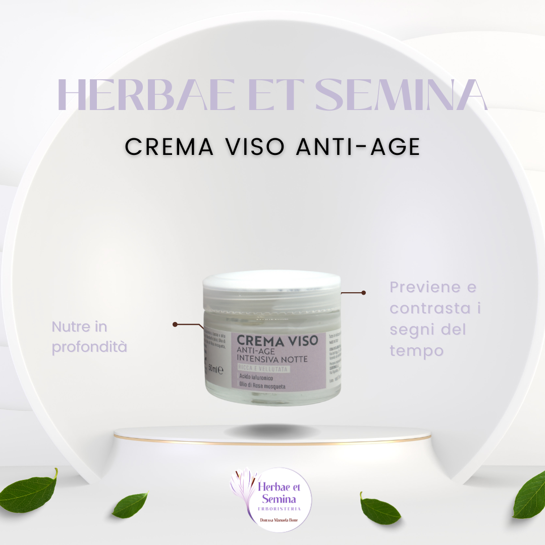 CREMA VISO ANTI-AGE INTENSIVA NOTTE - Herbae et Semina