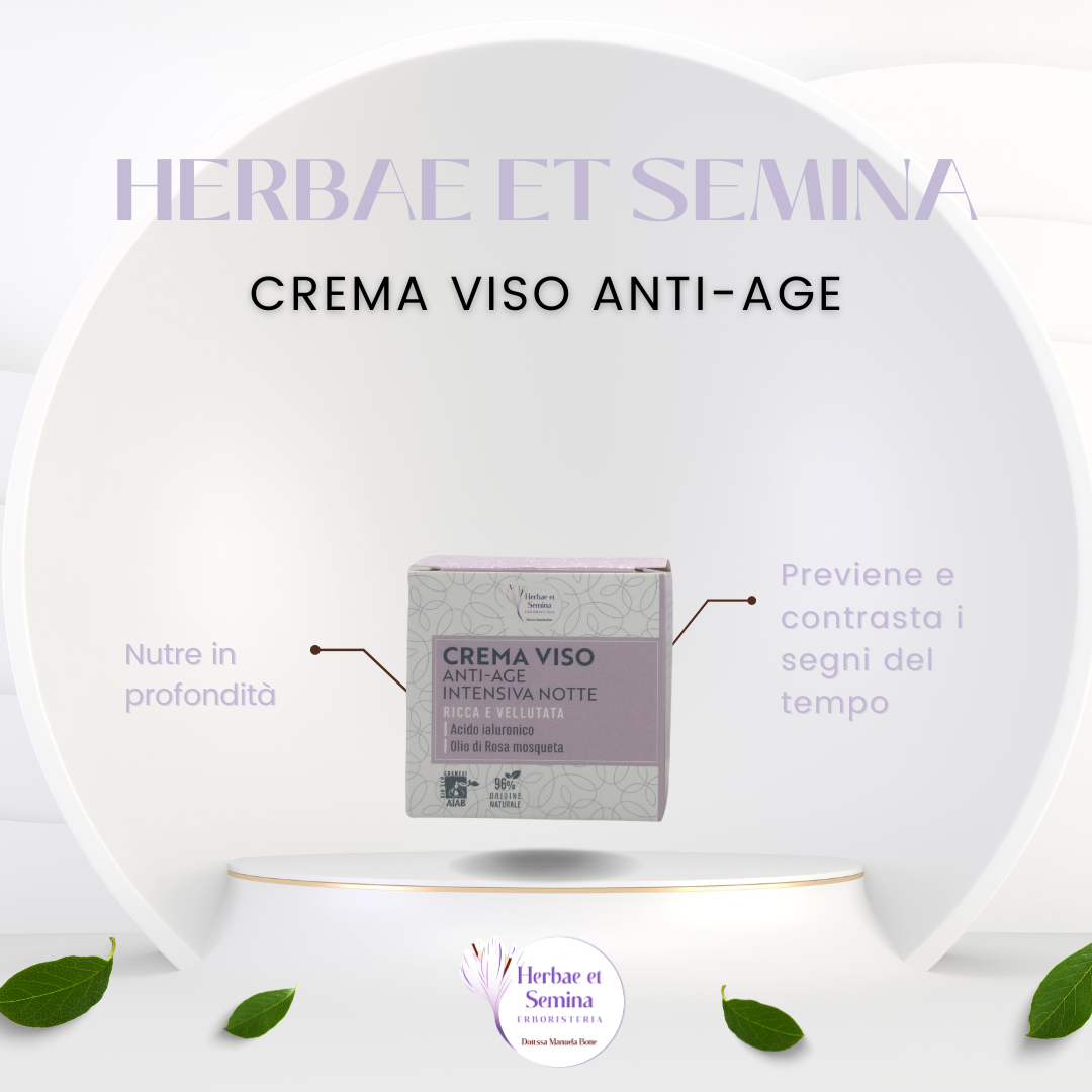 CREMA VISO ANTI-AGE INTENSIVA NOTTE - Herbae et Semina