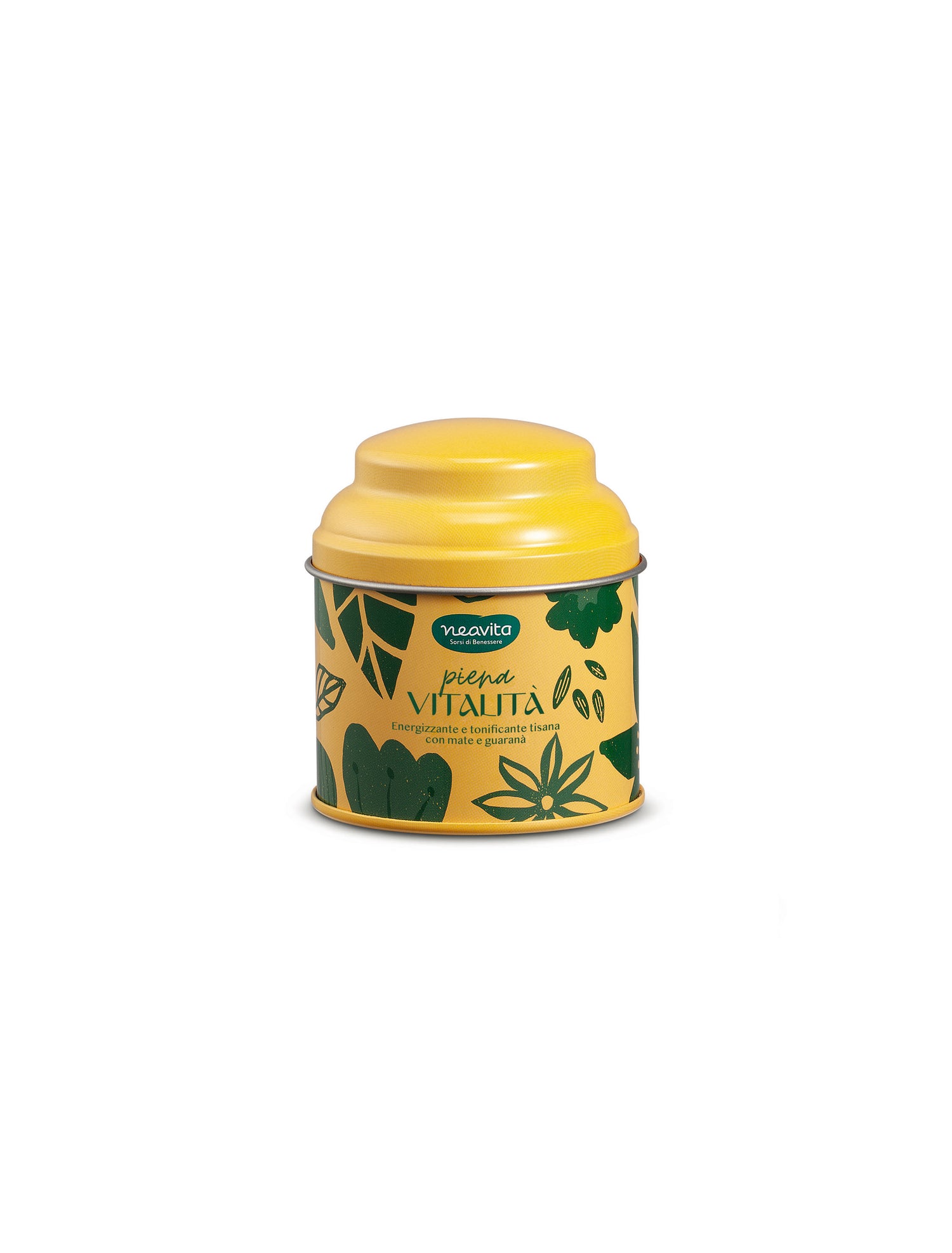 Barattolino giallo tisana Piena Vitalità 30g