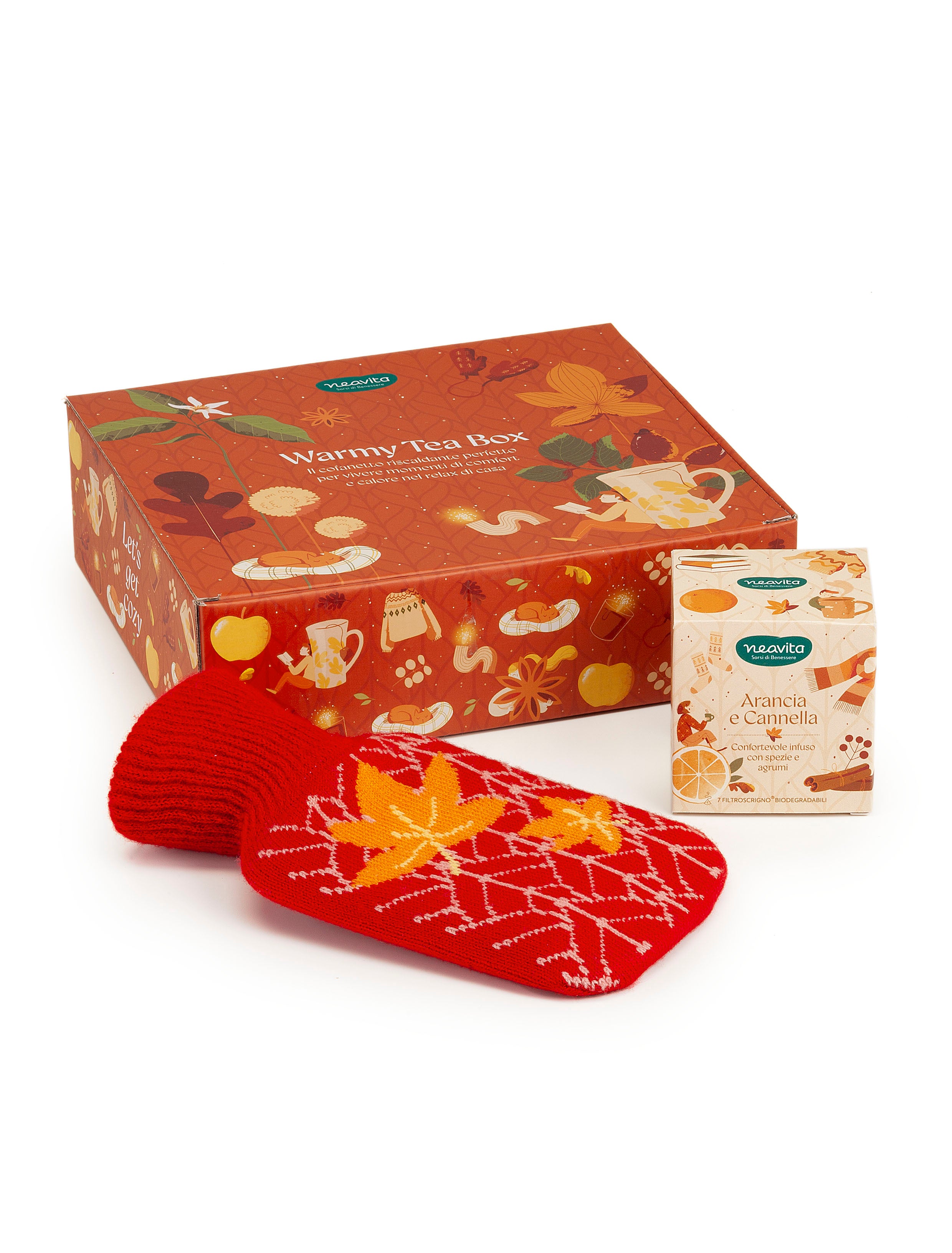 Warmy Tea Box - Cofanetto Infuso e Boule per l&