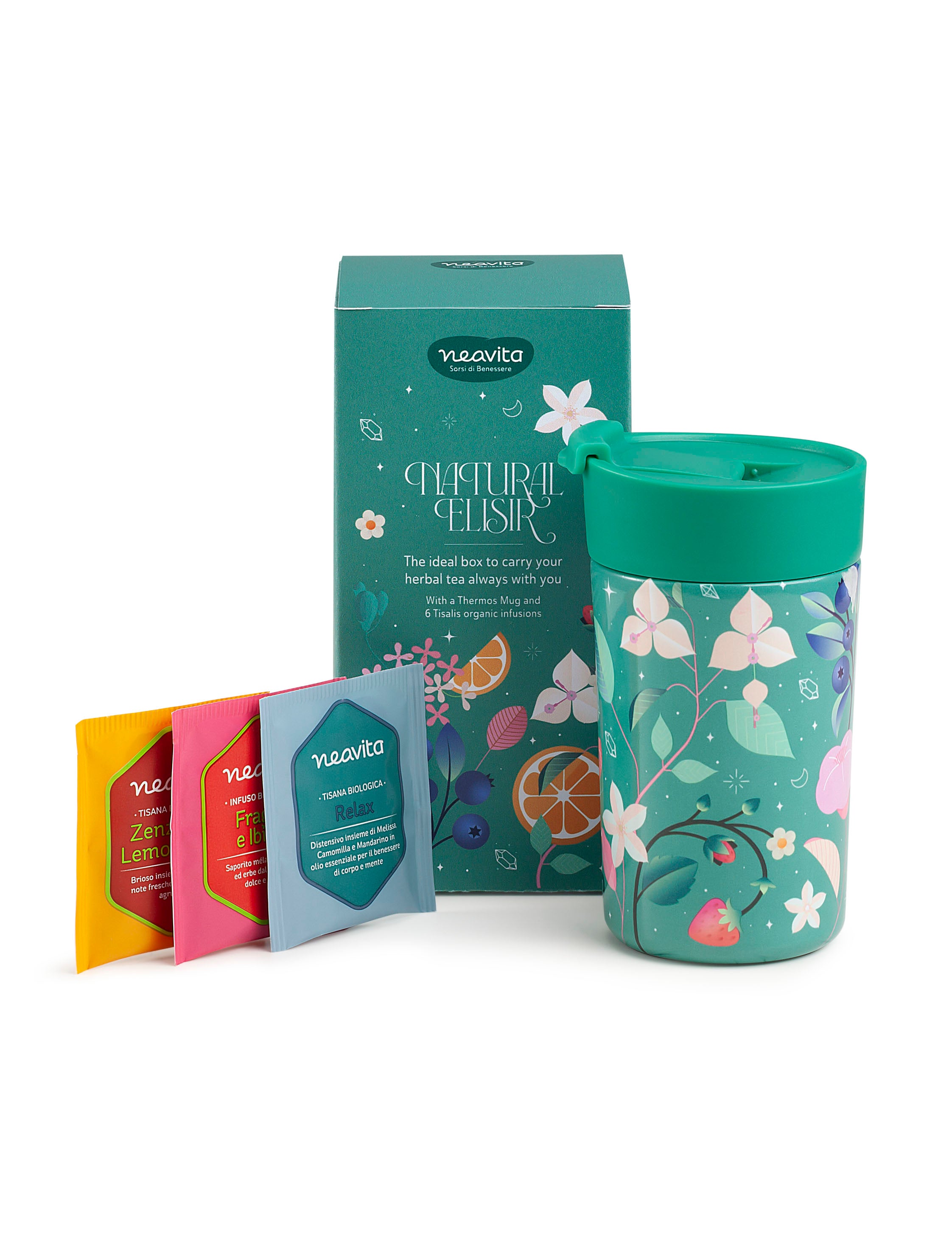 Cofanetto Mug Thermos con 6 filtri Natural Vibes