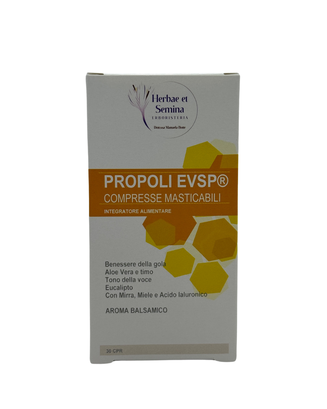 PROPOLI COMPRESSE MASTICABILI HERBAE ET SEMINA