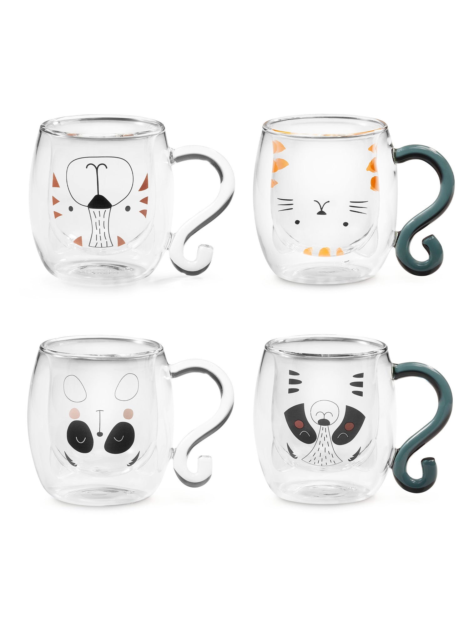 Mug vetro animali