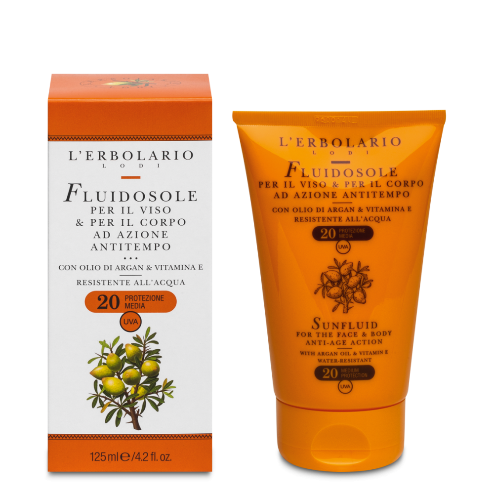 FluidoSole Viso e Corpo Anti-tempo SPF 20