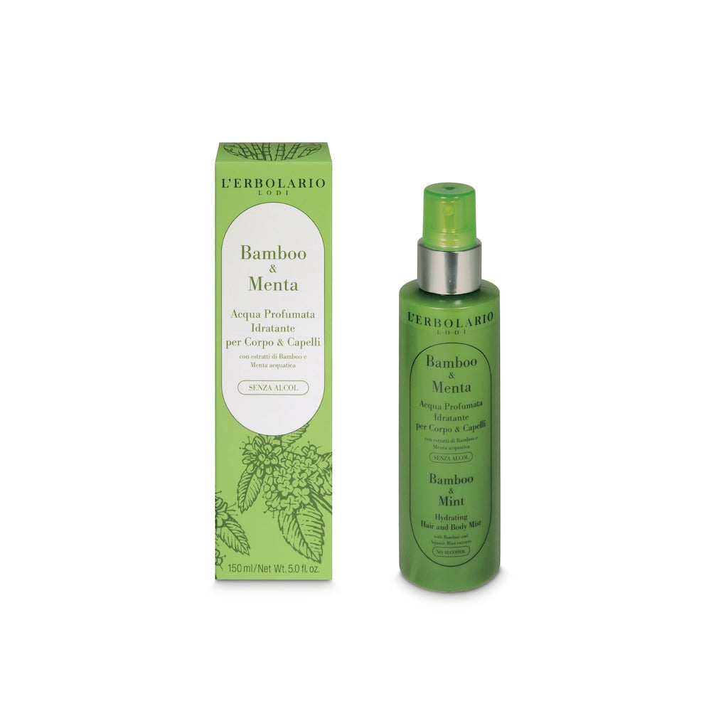 Acqua Profumata Idratante Bamboo e menta
