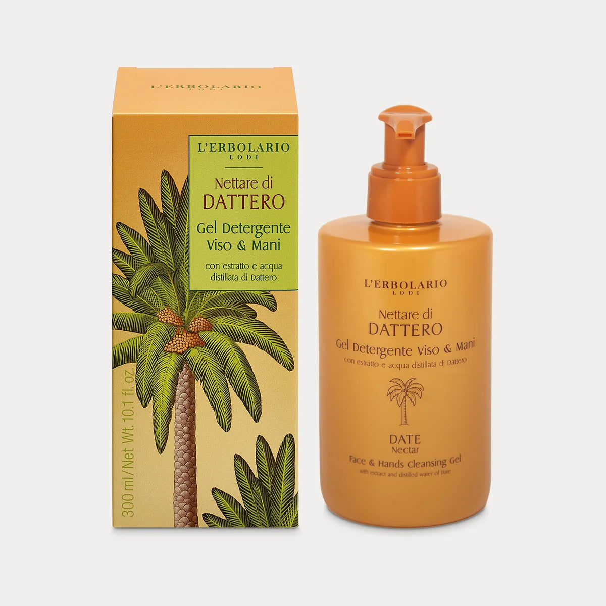 L’Erbolario Gel Detergente Viso &amp; Mani Nettare di Dattero