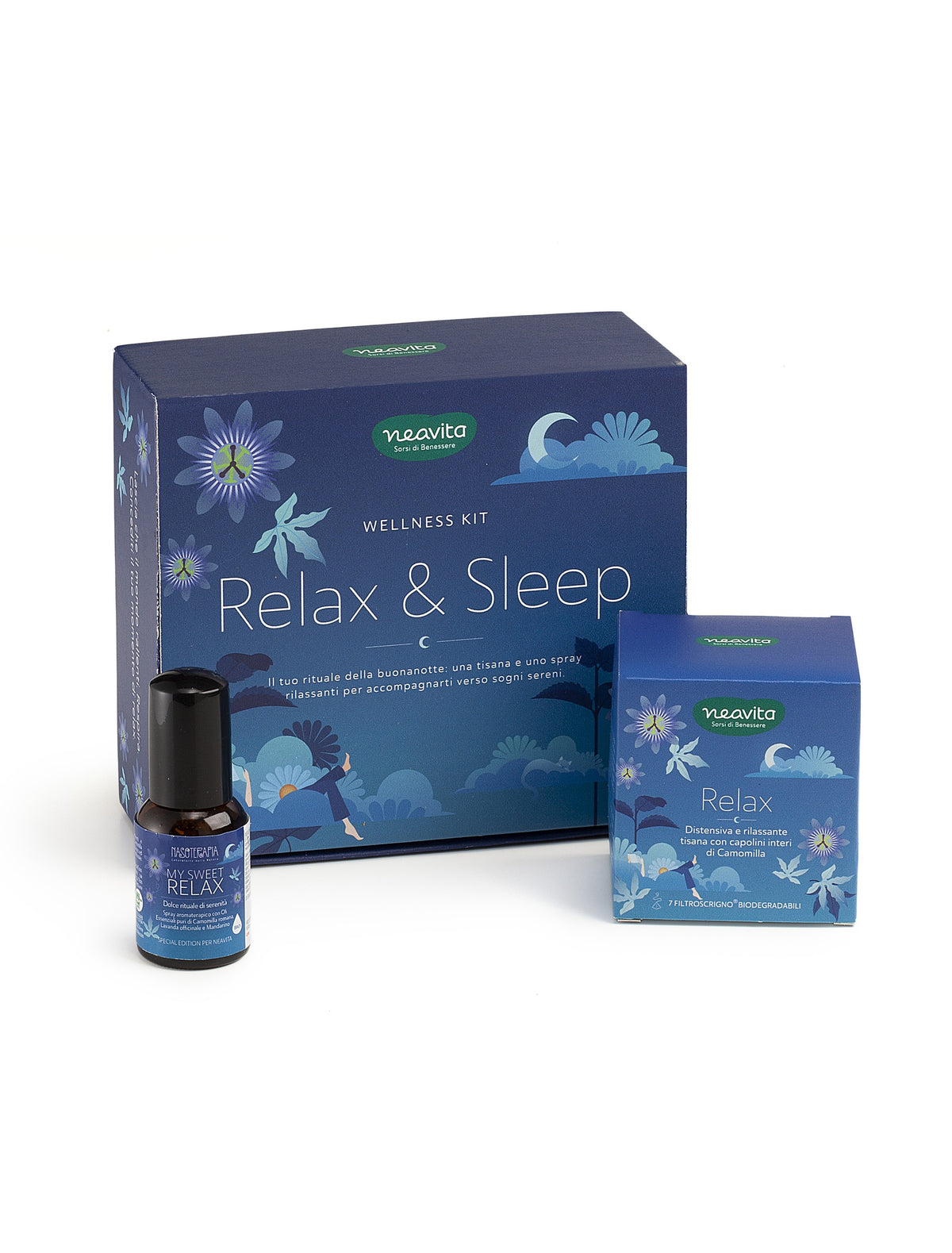 Neavita Cofanetto Relax &amp; Sleep - Tisana Relax e Spray My Sweet Relax