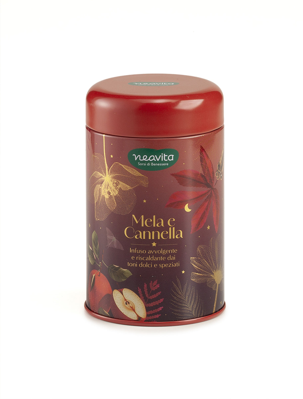 Neavita Infuso Mela e Cannella 7 FiltroScrigno Barattolino BORGOGNA 7 x 3,5 g