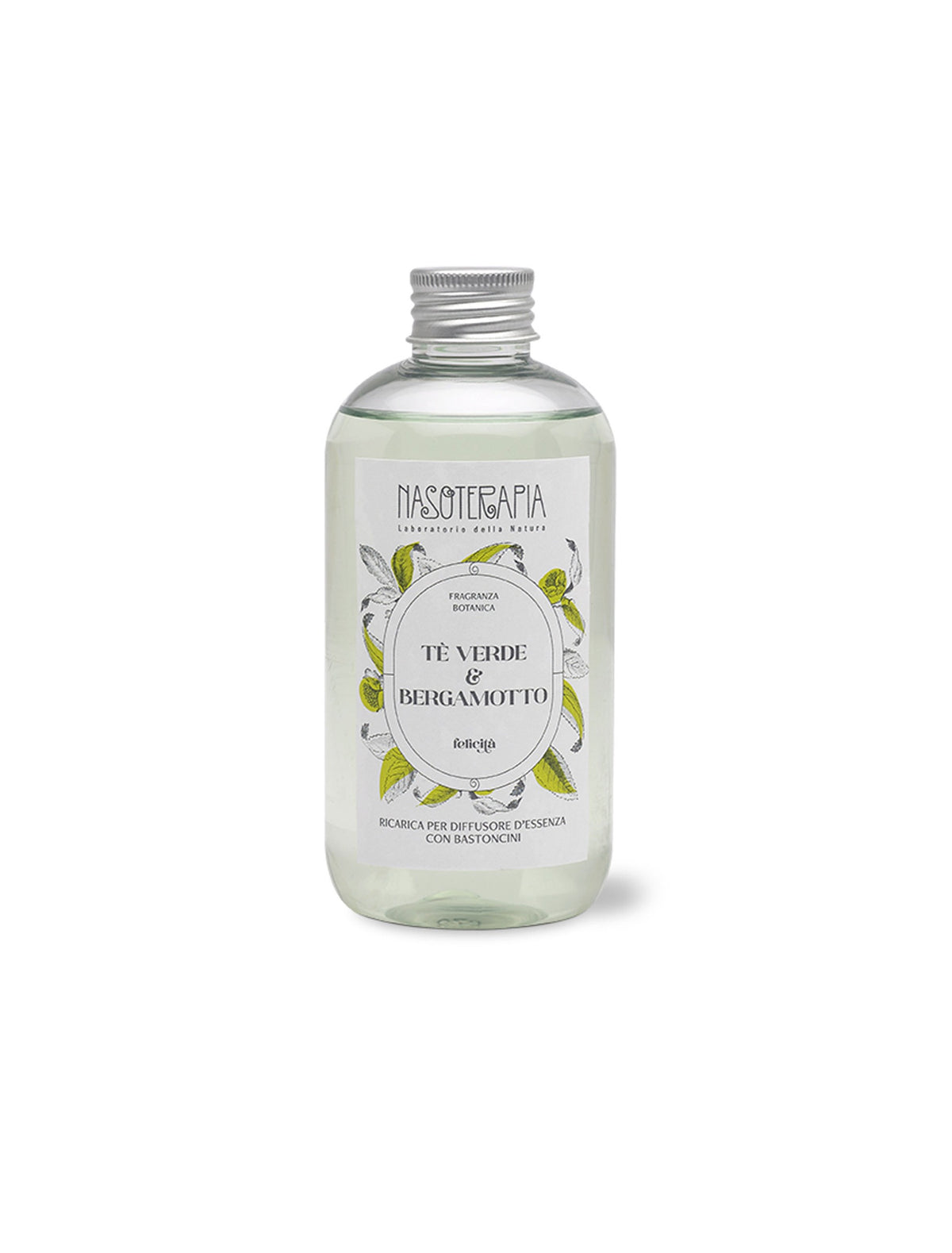Nasoterapia Ricarica per diffusore con bastoncini - Tè Verde e Bergamotto 250 ml