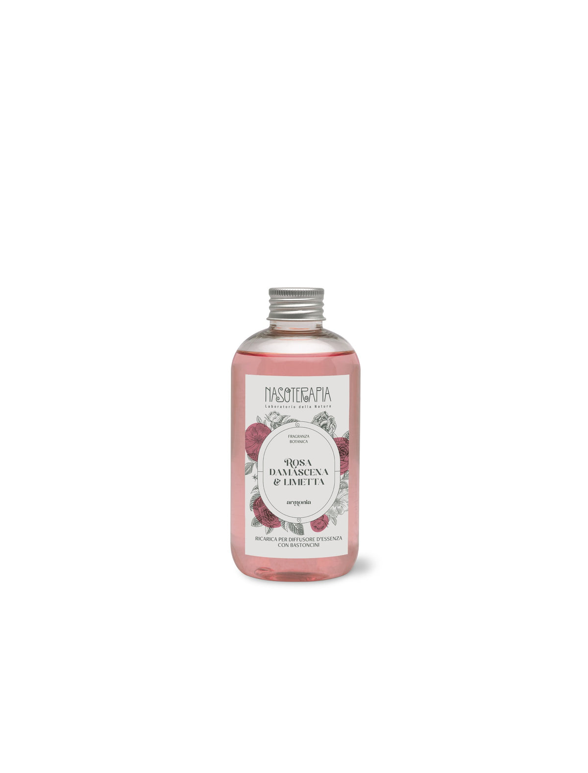 Nasoterapia Ricarica per diffusore con bastoncini - Rosa Damascena e Limetta 250 ml