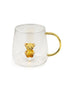 Neavita Mug in vetro con orsetto MIELE 400 ml