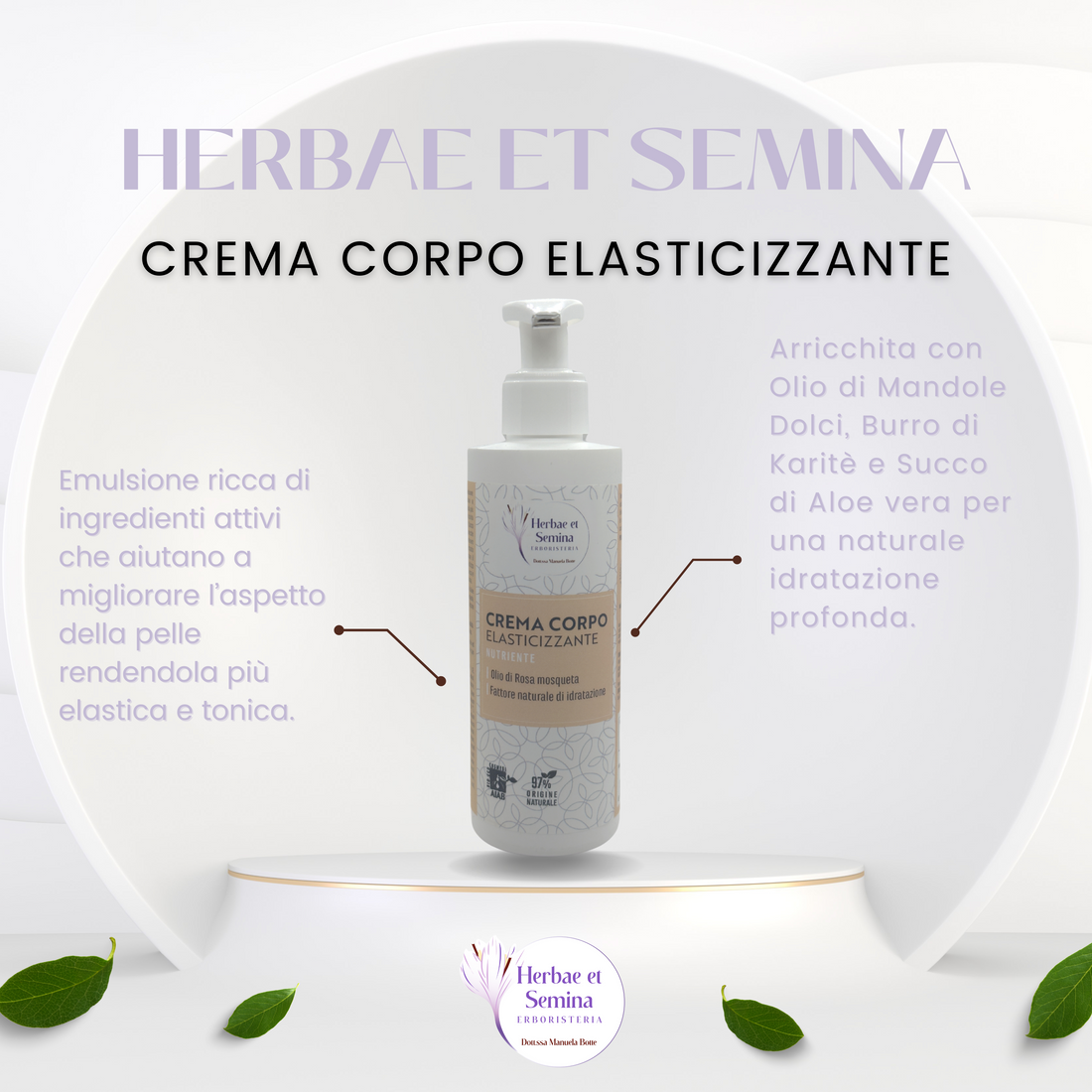 Crema Corpo Elasticizzante - Herbae et Semina