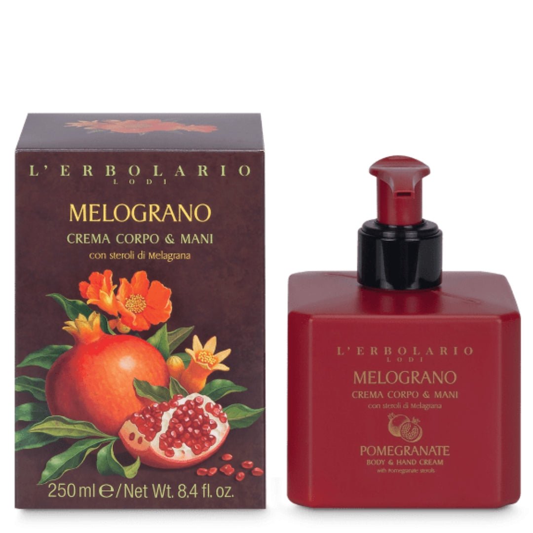 Crema Corpo &amp; Mani Melograno - Herbae et Semina Erboristeria