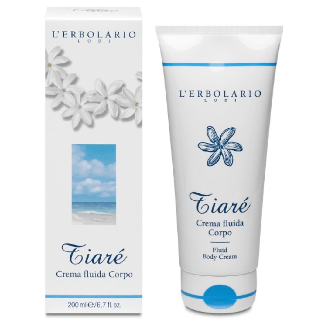Crema Fluida per il Corpo Tiaré - Herbae et Semina Erboristeria