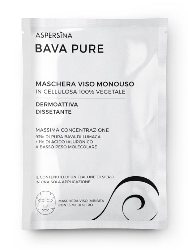 Maschera Viso Monouso - Bava Pure - Herbae et Semina Erboristeria